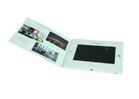 Tamanho personalizado do LCD da bateria recarregável folheto video para o presente do negócio