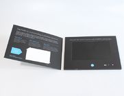 CMYK que imprime o cartão video feito a mão da polegada HD do LCD 7 com interruptor DE LIGAR/DESLIGAR do botão