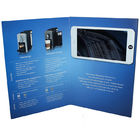 Das graduações magnéticas do interruptor da amostra grátis de VIF folheto video digital 7 polegadas com papel A4/A5 para convites do negócio