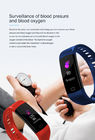 Perseguidor esperto da atividade do oxigênio do sangue do apoio do alarme da vibração do bracelete de Bluetooth da aptidão