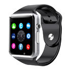 Tempo do mundo do relógio do bracelete de Bluetooth do tela táctil A1 com câmera de 0.3M