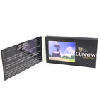 4.3inch durável cartão video do folheto do LCD de 6 polegadas com papéis impressos