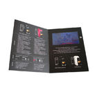 O folheto video do LCD da laminação matte CONTRA o livro impresso facilita seu negócio
