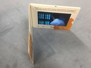 Interruptor magnético 7 polegadas que imprimem o folheto video do LCD do cMYK para a propaganda