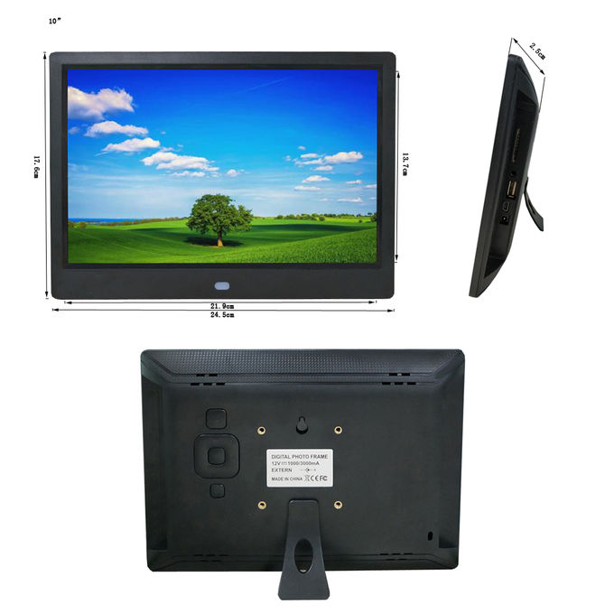microplaqueta USB /HDMI de 12,5 do” projetos novos do painel LCD 1920*1080 do quadro da foto IPS Digitas branca/do preto MSTAR controle principal