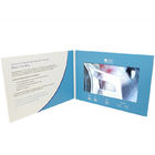 Interruptor magnético dado forma livro do folheto video do LCD para eventos de mercado