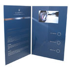 Ofícios de papel feitos sob encomenda de impressão LCD do folheto video do CE ROHS com o tela táctil de A5 Real Estate