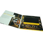 Cor video CMYK do folheto 4 do LCD da brochura do negócio que imprime a memória 4GB