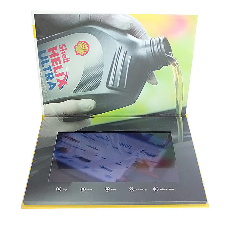 O costume abotoa o folheto video do LCD do controle, folheto do vídeo do painel LCD do IPS