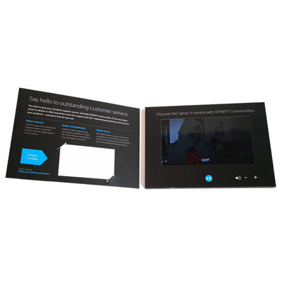 Folheto video do LCD Digital do cartão do convite dos eventos mais imprimir a memória 128MB-8GB